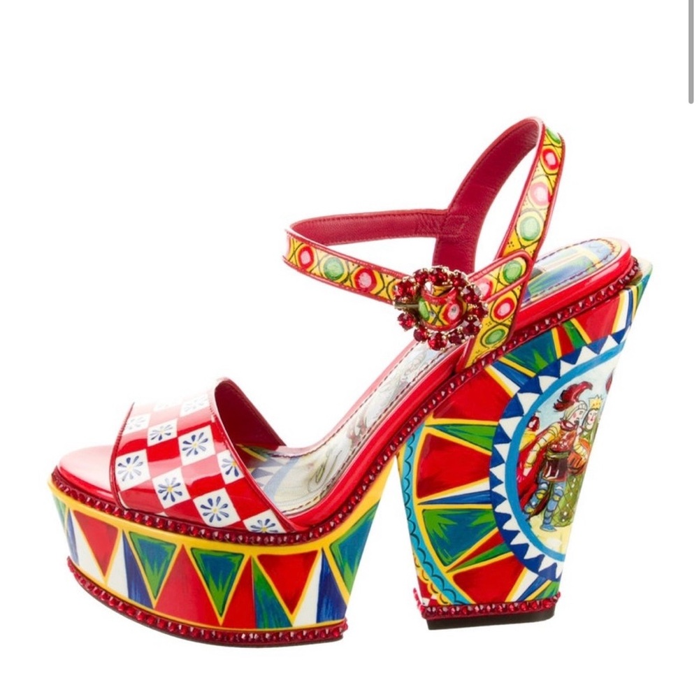 Colorful Platform Sandals
